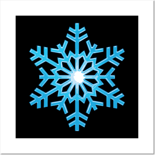 'Snowflake' Amazing Christmas Snowflake Posters and Art